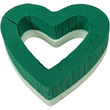  Tűzőhab szív nyitott Victoria 20cm 2db/csom./DARAB ÁR/ dekorációs kellék