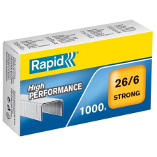  Tűzőkapocs, 26/6, horganyzott, RAPID "Strong" gemkapocs, tűzőkapocs