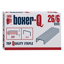  Tűzőkapocs BOXER Q 26/6 1000 db/dob gemkapocs, tűzőkapocs