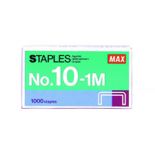  Tűzőkapocs MAX No.10 1000 db/dob gemkapocs, tűzőkapocs