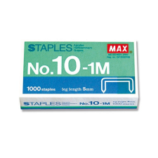  Tűzőkapocs Max No.10 1000 db/doboz gemkapocs, tűzőkapocs