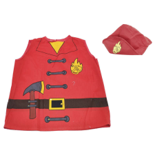  Tűzoltó mellény és kalap jelmez