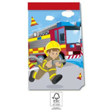 Tűzoltó Rescue papírzacskó 4 db-os FSC ajándéktasak