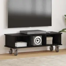  TV állvány Fekete tölgy 100 x 35 x 35 cm Faanyag bútor