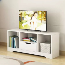 TV-állvány multifunkciós médiaállvány 90x30x41 cm fehér RT09 bútor