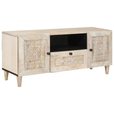  TV egységek fiókkal polcokkal Fehér 105 x 33 x 46 cm Faanyag bútor