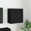  TV Fali Szekrény Fekete 59,5 x 31 x 60 cm Faanyag