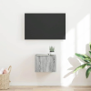  TV Fali Szekrény Szürke Sonoma 60 x 31 x 29.5 cm Faanyag