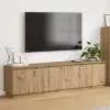  TV szekrény 180 x 38 x 49 cm Artisan tölgy Szerelt Fa