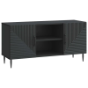  TV szekrény Fekete 102 x 34,5 x 50 cm Szerelt Fa