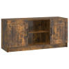  TV szekrény Füstös Tölgy 102 x 34,5 x 47 cm Szerelt Fa