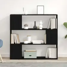  TV szekrény garnitúra Fekete tölgy 100 x 24 x 94 cm Faanyag bútor