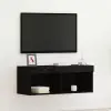  TV szekrény garnitúra Fekete tölgy 80 x 30 x 30 cm Faanyag