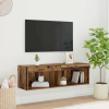  TV szekrény garnitúra Öreg fa 100 x 30 x 30 cm Faanyag
