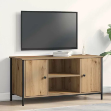  TV szekrény kézműves tölgy 100 x 40 x 50 cm Faanyag bútor