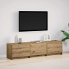  TV szekrény LED világítással Művészi tölgy 162 x 34 x 40 cm