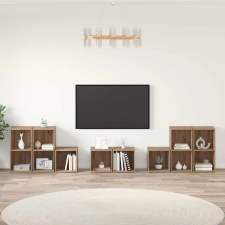  TV Szekrény Szett Falra szerelhető 8 pcs Artisan tölgy Faanyag bútor