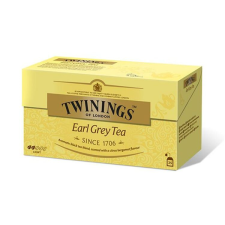 TWININGS Fekete tea, 25x2 g, TWININGS "Earl grey" tea