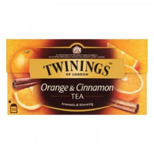 TWININGS Fekete tea TWININGS narancs és fahéj 25 filter/doboz tea