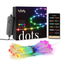  Twinkly Dots 200 LED RGB átlászó kábel karácsonyfa izzósor
