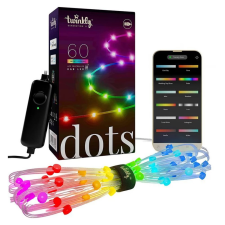 Twinkly TWD060STP-T Beltéri LED fényfüzér 3m színes átlátszó karácsonyfa izzósor