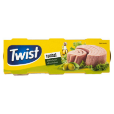 Twist tonhaltörzs olívaolajban 3x80g 240 g konzerv