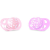 Twistshake Cumi mini 0–6m 2 db Pasztell rózsaszín és lila