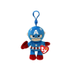 Ty. Beanie Babies clip plüss CAPTAIN AMERICA, 8,5 cm