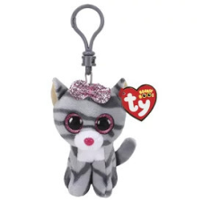  TY: Beanie Boos Clip KIKI szürke macska 8,5cm plüssfigura