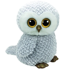  TY Beanie Boos Plüssfigura bagoly - fehér bagoly 42 cm plüssfigura