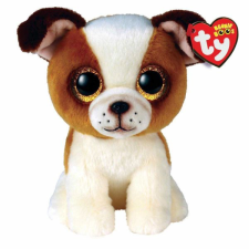 TY Inc. Beanie Boos: Hugo, a barna-fehér kutya plüss - 15 cm plüssfigura