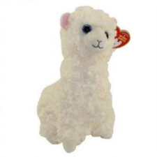 Ty. TY Beanie Babies plüss figura LILY krémszínű láma 24 cm plüssfigura