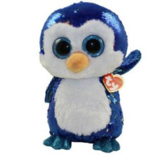Ty. TY BOOS plüss figura Payton (flitteres pingvin) 15 cm plüssfigura