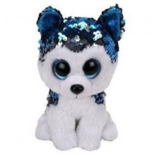Ty. TY BOOS plüss figura Slush (flitteres husky kutya) 15 cm plüssfigura