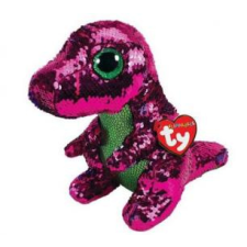Ty. TY BOOS plüss figura Stompy (flitteres dino) 15 cm plüssfigura