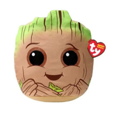 Ty. Ty Squishy Beanies párna alakú plüss figura Marvel GROOT, 22 cm plüssfigura