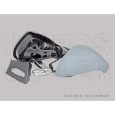 TYC Peugeot 207 2006.06.01-2013.06.30 VTK jobb, bowd. áll., vill., fény., hőm., (12NH) visszapillantó tükör