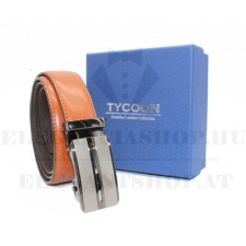  Tycoon férfi bőr öv díszdobozban - Caramell ajándéktárgy