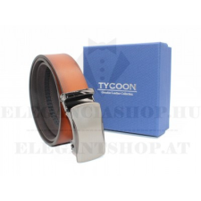  Tycoon férfi bőr öv díszdobozban - Caramell ajándéktárgy