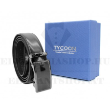  Tycoon férfi bőr öv - Fekete ajándéktárgy