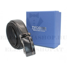  Tycoon férfi bőr öv - Fekete ajándéktárgy