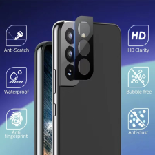 Type Gorilla Samsung S22/S22 Plus TG 2.5D Kameravédő Üvegfólia - Fekete mobiltelefon kellék