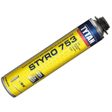 Tytan STYRO 753 PU Pisztolyos ragasztó habosított polisztirolhoz 750 ml purhab, tömítő, tapasz
