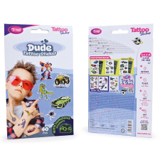 TyToo Dude tetoválás matrica szett - 40 db / csomag csillámtetoválás