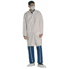 Tyvek Dupont Köpeny Tyvek zsebekkel ellenálló lélegző anyagból cipzáros fehér 2XL munkaruha