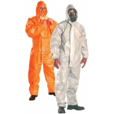 Tyvek Dupont Overál Tychem F nagynyomású vegyszerek radioaktív veszélyek ellen szürke 2XL munkaruha