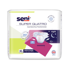 TZMO Seni Super Quatro XL éjszakai pelenka 10 db gyógyászati segédeszköz