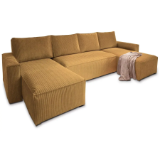  U alakú ülőgarnitúra SMART COSARO 295x140 cm, mustársárga bútor