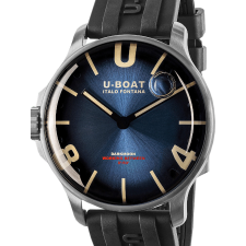 U-Boat 8704/B Darkmoon Blue SS Soleil Mens Watch 44mm 5ATM, férfi karóra