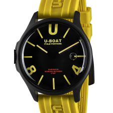 U-Boat 9522 Darkmoon Yellow IPB Mens Watch 44mm 5ATM, karóra